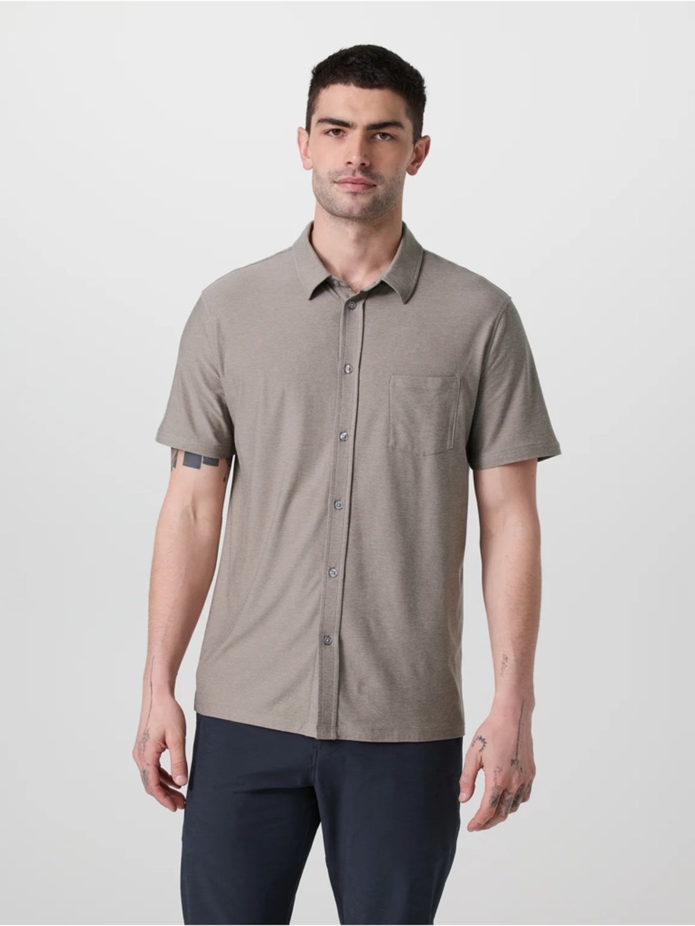 Men's Vuori Strato Short-Sleeve Button-Up